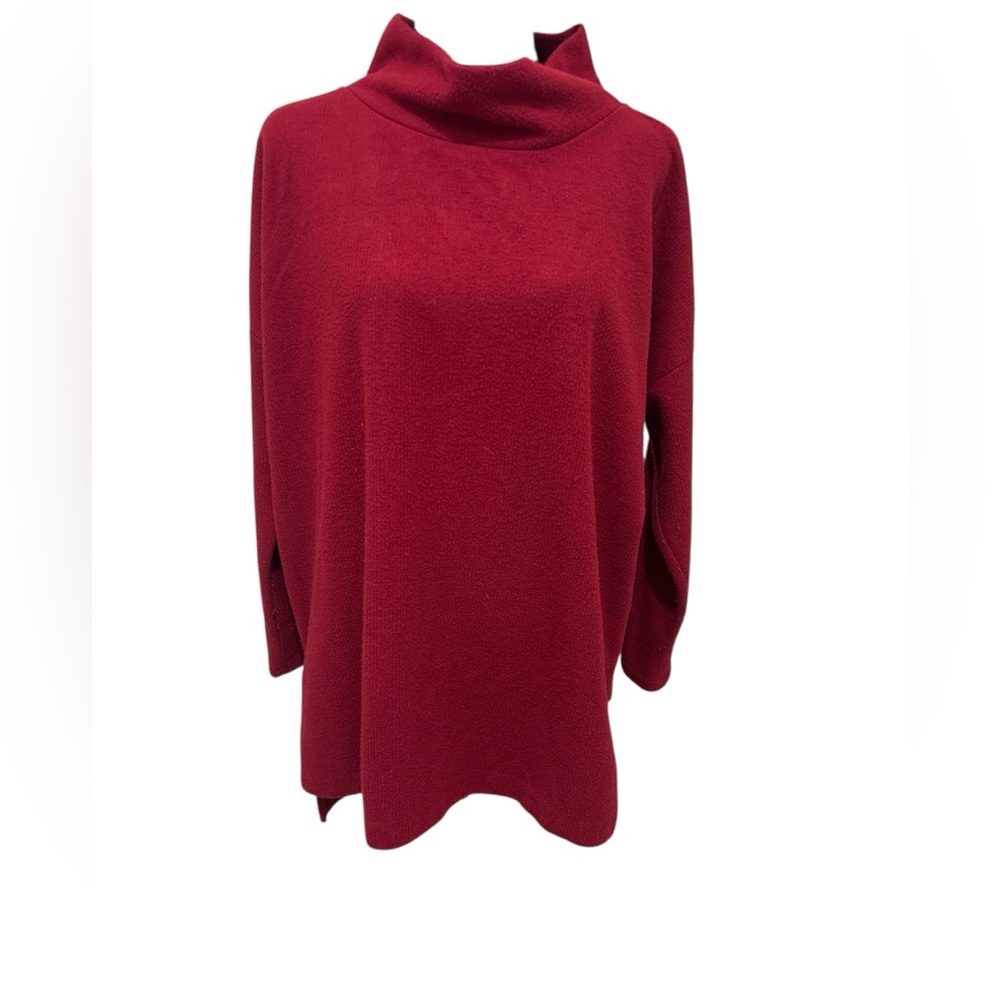 Anthropologie Red Sweater